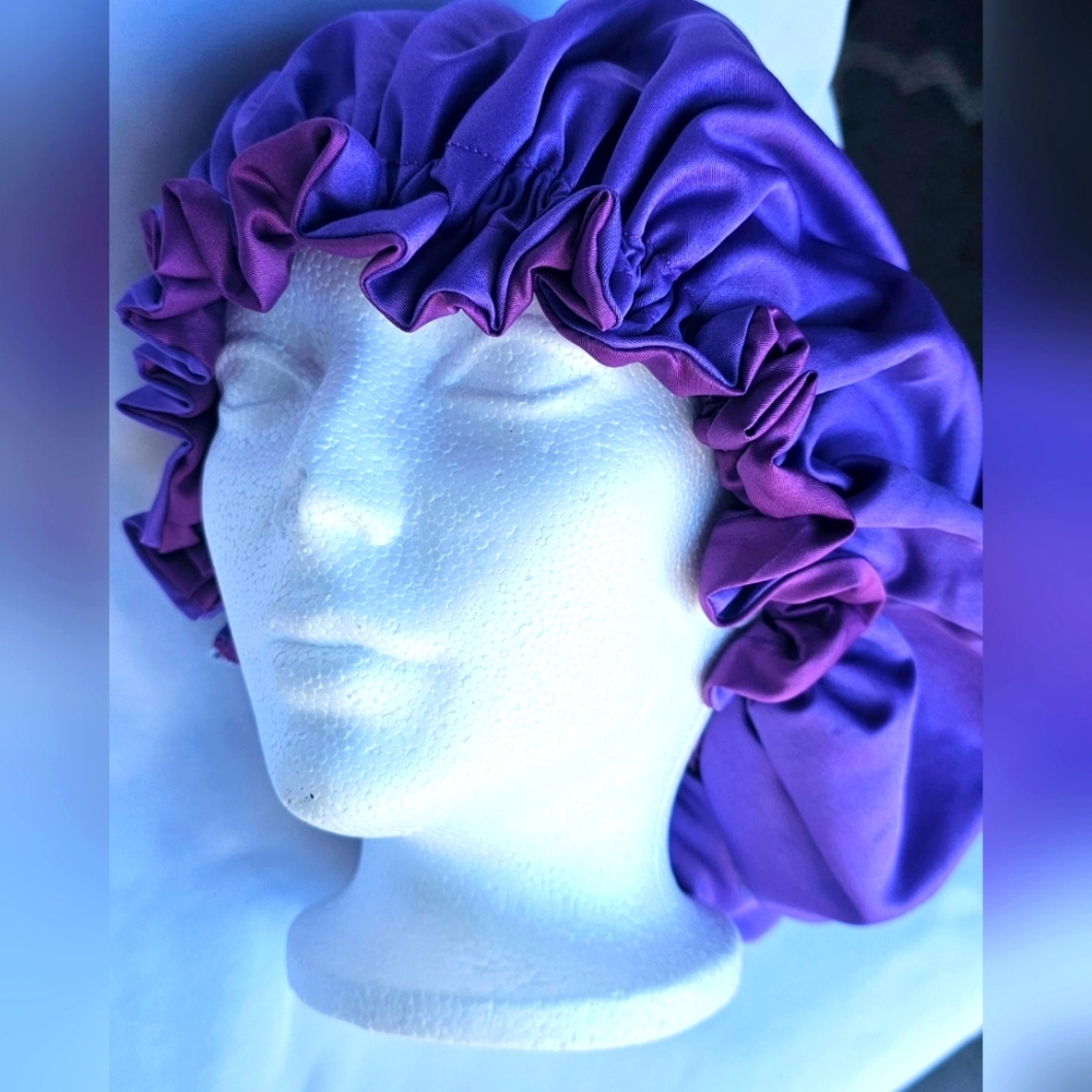 Reversible Satin Bonnets - Handmade